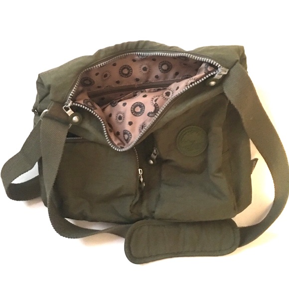 Boho Crossbody Bag - Army Green - Picture 4 of 4
